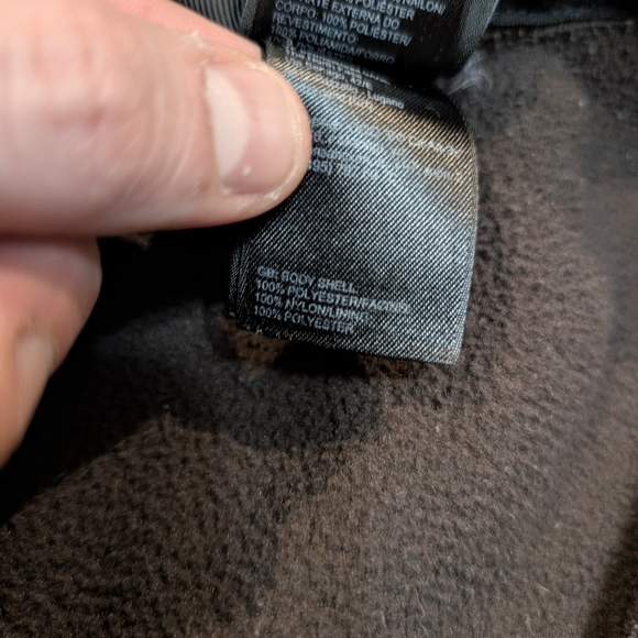 The North Face Women's M Brown Full Zip Fleece - Picture 5 of 7